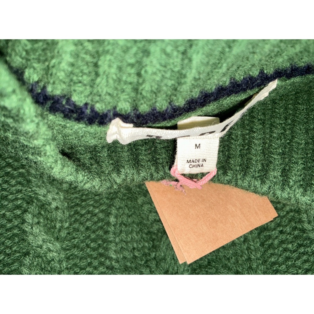 Boden Cable Knit Wool Sweater Vest‎ Green Medium New With Tags - Picture 4 of 6